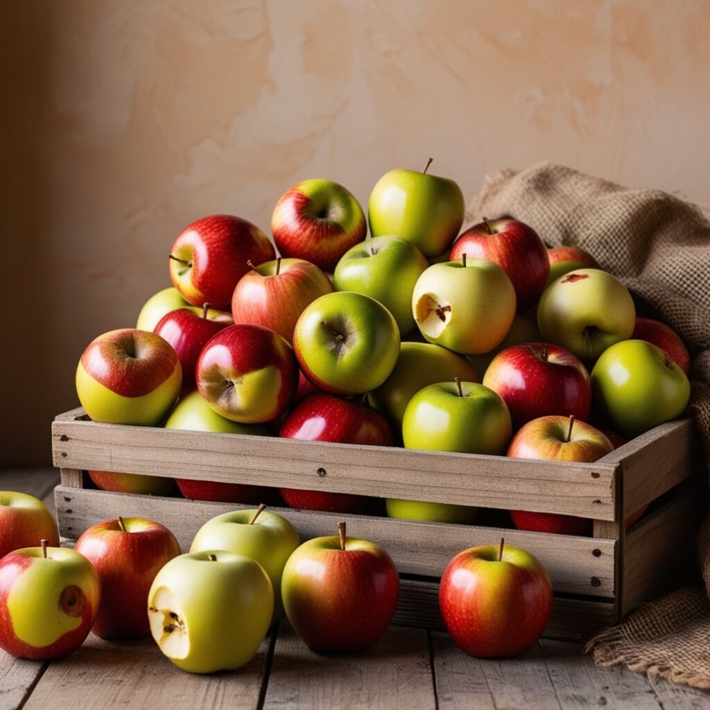 Default_A_rustic_wooden_crate_overflowing_with_vibrant_juicy_a_1